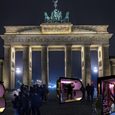 Raw Steel and Concrete Structure Embodying Berlin's Techno Culture