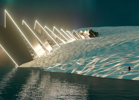 Charred Wooden Shingles and Natural Light Define a Versatile Urban Community Space