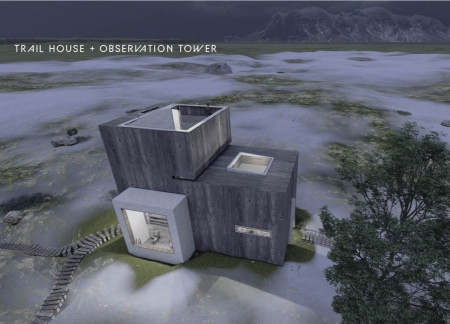 Stone Extrusions and Triangular Forms Elevating Visitor Experience