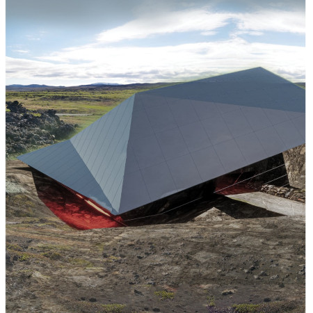 Crystalline Mirror Fa&ccedil;ade Drawing Light into a Flowing Public Gallery