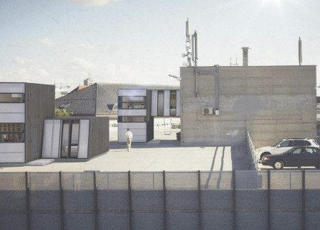 Modular Micro-Home with Rockwool Insulation and Polycarbonate Facade