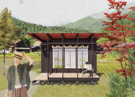 Charred Timber Facade with Flexible Living Spaces in Rural Housing