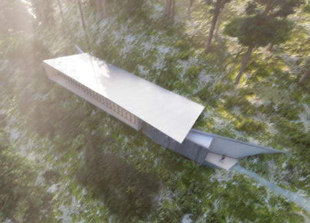 Framed Vistas and Folded Surfaces in a Mountain Retreat