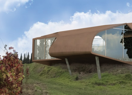 Elevated Pavilion Integrating Panoramic Views and Seasonal Flexibility