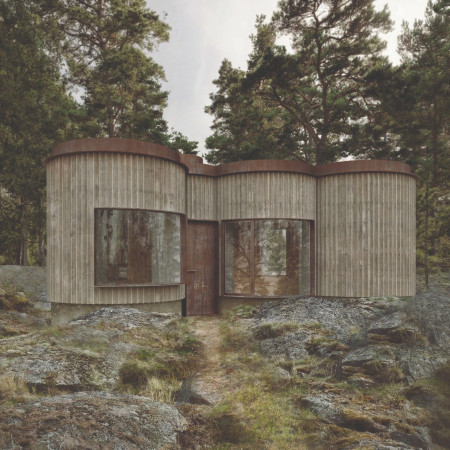 Circular Rooms Forging Creative Spaces in a Remote Coastal Retreat