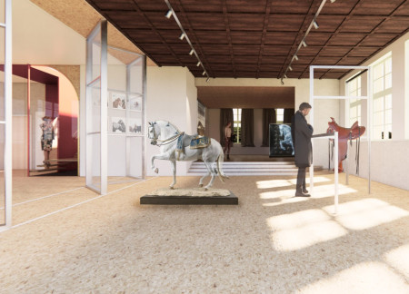 Curved Geometry and OSB Create a Warm Museum and Hotel Experience