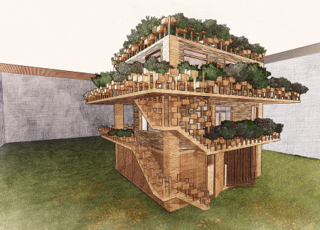 Cross-Laminated Timber and Green Courtyards Enhancing Affordable Urban Living