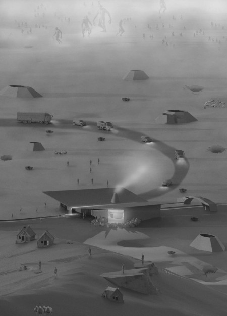 Geothermal Coffee House Featuring Volcanic Stone and Timber Integration in Icelandic Landscape