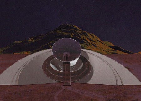 Tensile Fabric Pavilion Embracing Celestial Paths Near Ancient Origins