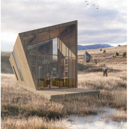 Vertical Farming and Cellulose Insulation in a Sustainable Living Space