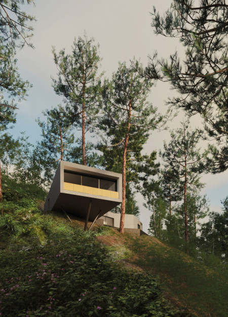 Fiber Jute Insulation and Poroton Walls Create a Tranquil Retreat for Mindfulness