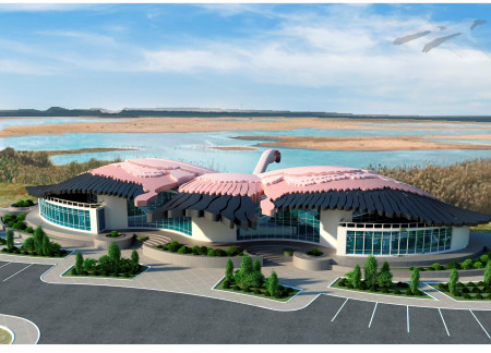 Exposition Space with Observation Terrace and Community Engagement