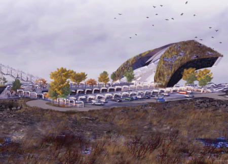 Tectonic Inspired Design with Thermal Glazing and Photovoltaic Integration