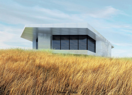 Mirrored Glass Fa&ccedil;ade with Cross-Laminated Timber for a Wine Tasting Experience