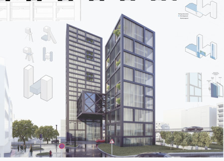 Charred Wooden Shingles and Sustainable Timber Create Community-Centric High-Rise in Essen