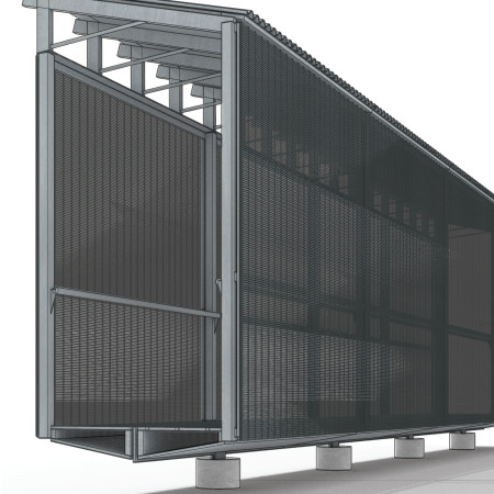 Timber and Void Structure Enhancing Geological Engagement in Iceland