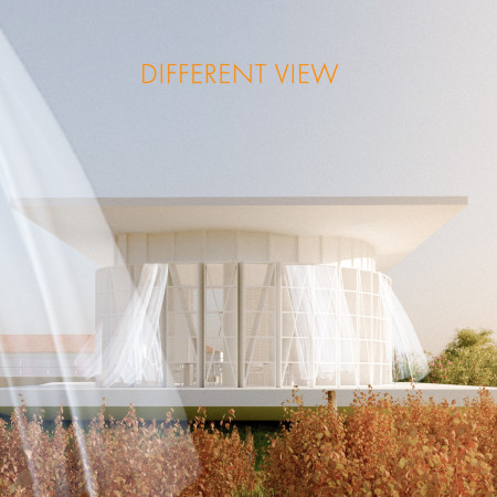 Pale Wood Pavilion with Integrated Landscape Views