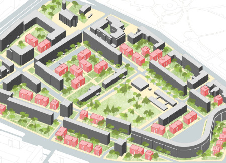 Timber-Frame Community Housing with Cross-Laminated Construction