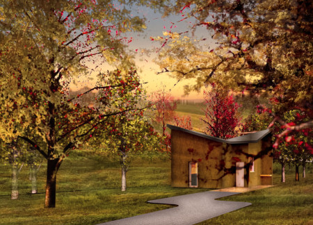 Bamboo Lining and Rock Wool Insulation in a Flexible Residential Space