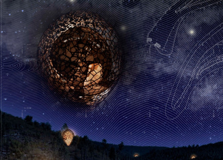 Tubular Wood Shelter with Integrated Biofiltration System