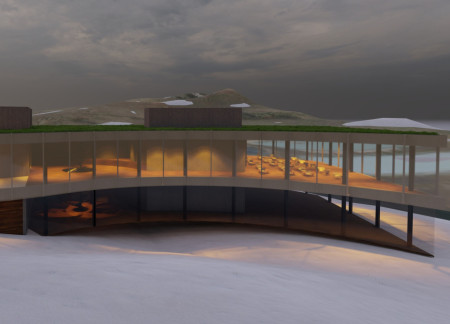 Basalt Rock and Reinforced Concrete Supporting Indoor Agriculture in Iceland