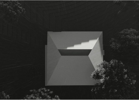 Natural Light and Concrete Core Create Tranquil Yoga Retreat