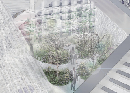 Vertical Micro-City with Photovoltaics and Piezoelectric Infrastructure