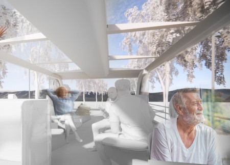 Retractable Roof and Nature-Connected Space for Compassionate Care