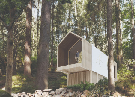 Compressed Hay Insulation in a Sustainable Timber Frame Residence