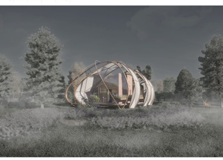 Elevated Living Enveloped in Etfe and Steel Panels