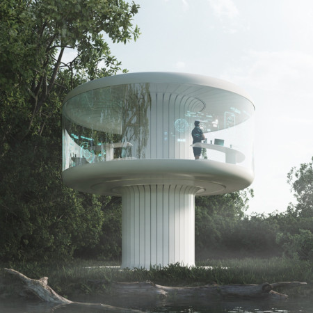 Graphene-Enhanced Solar Energy House with Panoramic Observation for Research Activities