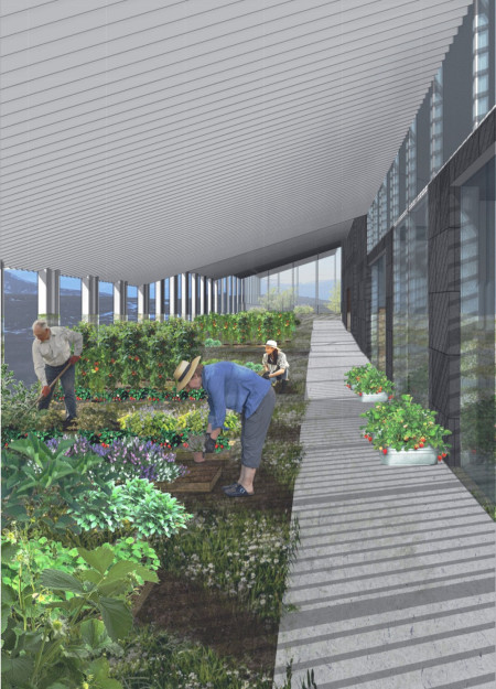 Basaltic Stone and Recycled Steel Creating a Sustainable Community Hub