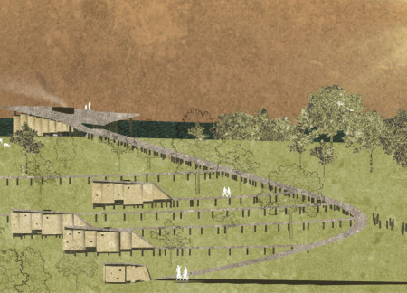 Charred Bark Cladding and Straw Insulation in a Latvian Retreat Promoting Community Connection