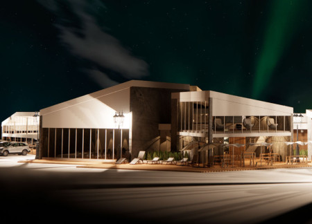 Iceberg-Inspired Community House Using Upcycled Timber and Recycled Concrete