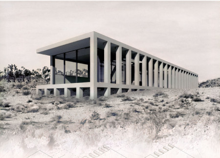 Temporal Living with Cast-in-Place Concrete and Guiding Shadows