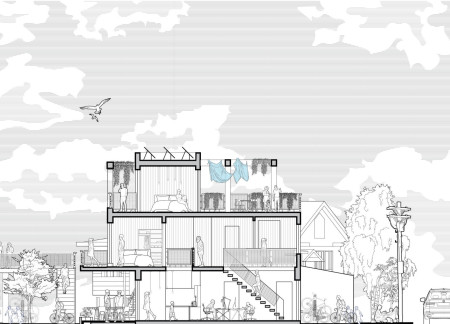 Repurposed Tennis Courts and Flexible Layouts Foster Community Living