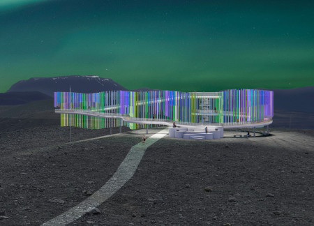 Rounded Spaces Amidst the Crater's Contours with Natural Light Filters