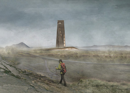 Tectonic Fissures and Cross-Laminated Timber in a Visitor Center Design