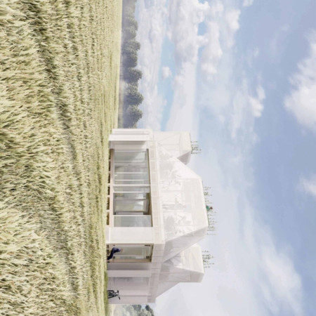 Elevated Green Spaces with Flexible Modular Units for Community Exchange