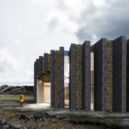 Volcanic Aggregate Pavilion Merging Naturally with Icelandic Landscape