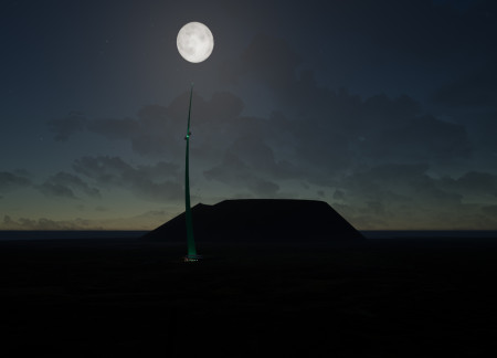 Glued Laminated Timber and Concrete Pavilion with Vertical Circulation in Geothermal Landscape