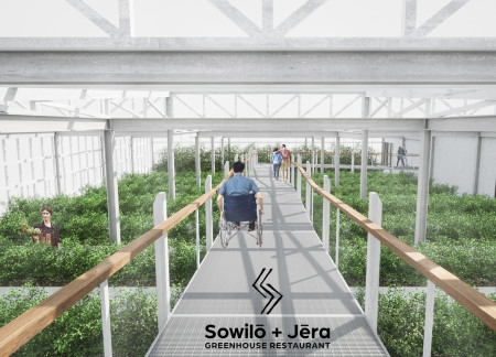 Sustainable Greenhouse with Sawtooth Roof and Clerestory Windows