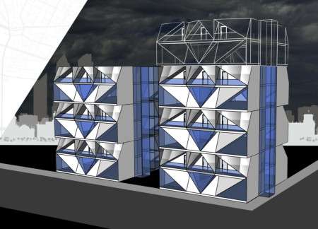 Pods Designed for Shared Living with Strategic Natural Light
