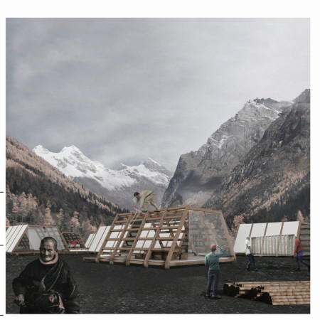 Honeycomb Modules for Resilient Community Living in High-Altitude Environments