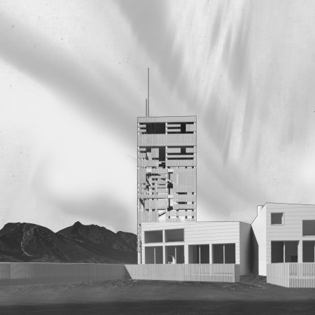 Grooved Facade Watchtower Embracing Tectonic Landscapes with Natural Wood