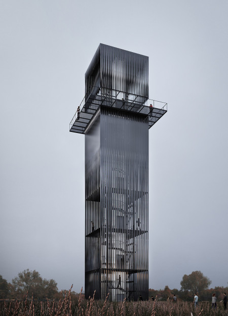 An Immersive Observation Tower with Panoramic Perspectives