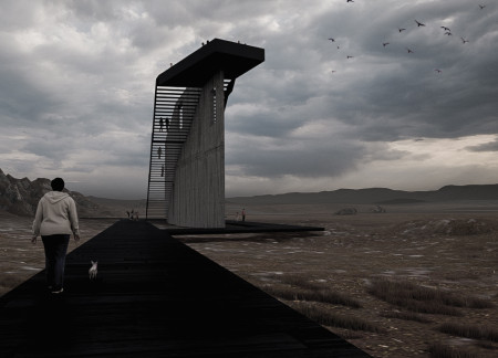 Tectonic Viewing Platform Above Iceland's Fissures