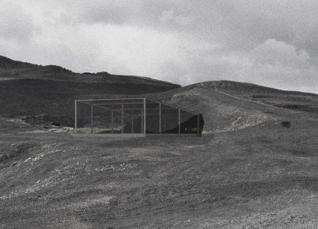 Volcanic Ash and Glass Facade with Uninterrupted Views of M&yacute;vatn Nature Baths