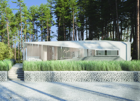 Flexible Living Pods with Collaborative Retreat Spaces