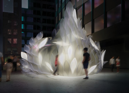 Responsive Sanctuary Offering Active Meditation in a Dense Urban Landscape